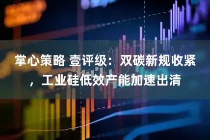 掌心策略 壹评级：双碳新规收紧，工业硅低效产能加速出清